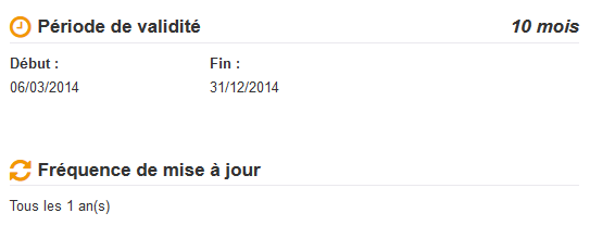 APP - Validité et fréquence