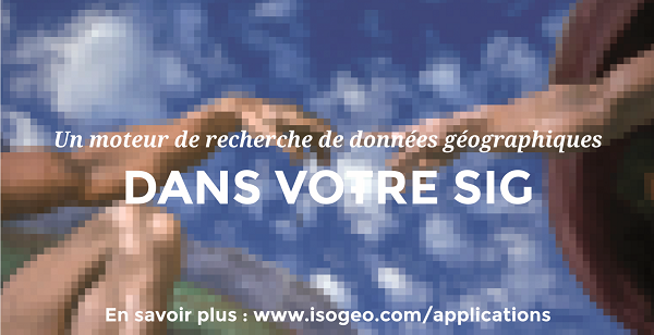 Moteur de recherche Isogeo dans SIG