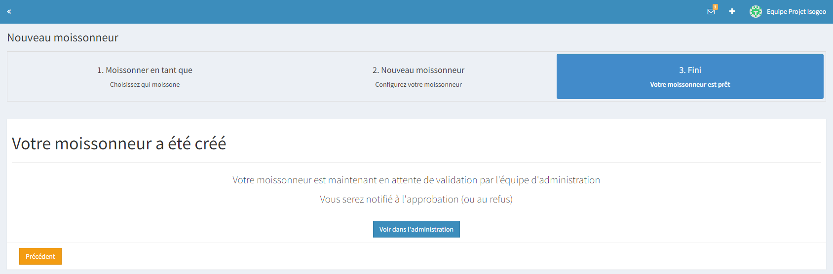 Validation du DCAT