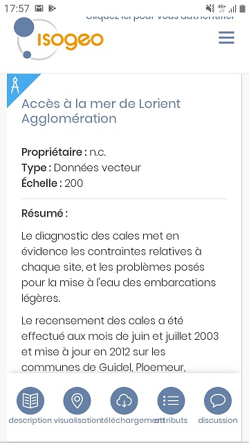 Consulter le portail sur mobile