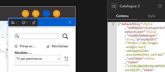 "Modifier l'icône dans le contrôleur de widget"