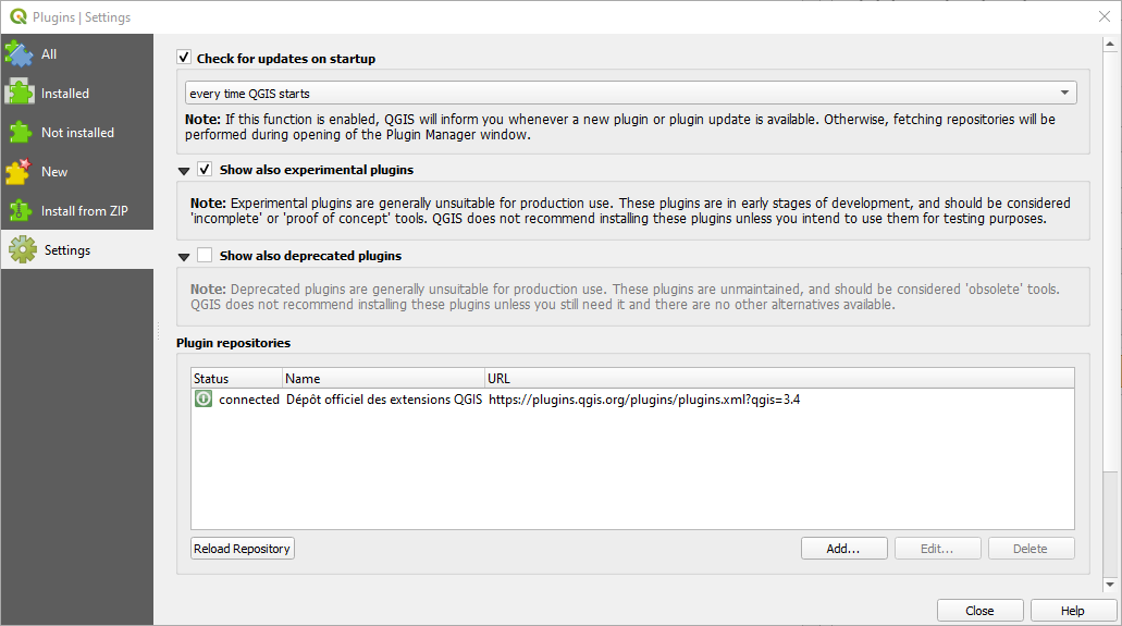 "Beta: enable experimental channel in plugin manager settings"